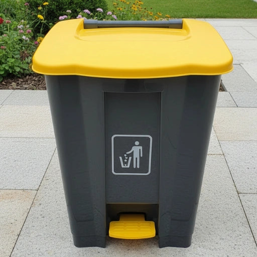 Plastic Pedal Dustbin with Lid | Durable Waste Bin for Kitchen, Bathroom & Office|70 Liter