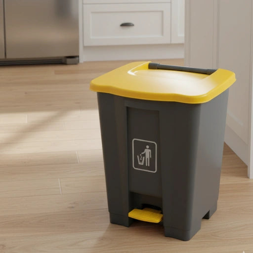 Plastic Pedal Dustbin with Lid | Durable Waste Bin for Kitchen, Bathroom & Office|70 Liter