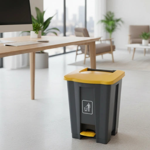 Plastic Pedal Dustbin with Lid | Durable Waste Bin for Kitchen, Bathroom & Office|70 Liter