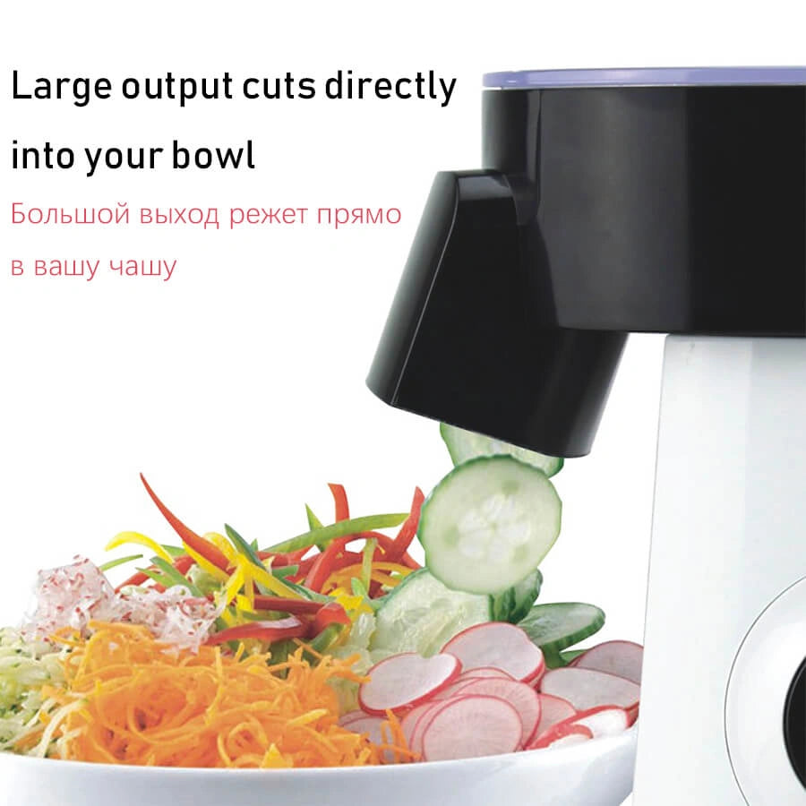 Sonifer SF-5505 Food Processor Vegetable Salad Cutter – Multifunction Electric Slicer & Grater Machine