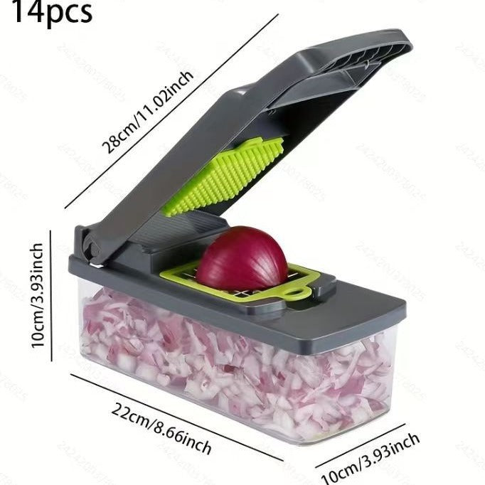 14 Pcs Vegetable Chopper Set
