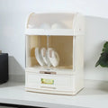 Multi-functional kitchen dustproof storage rack