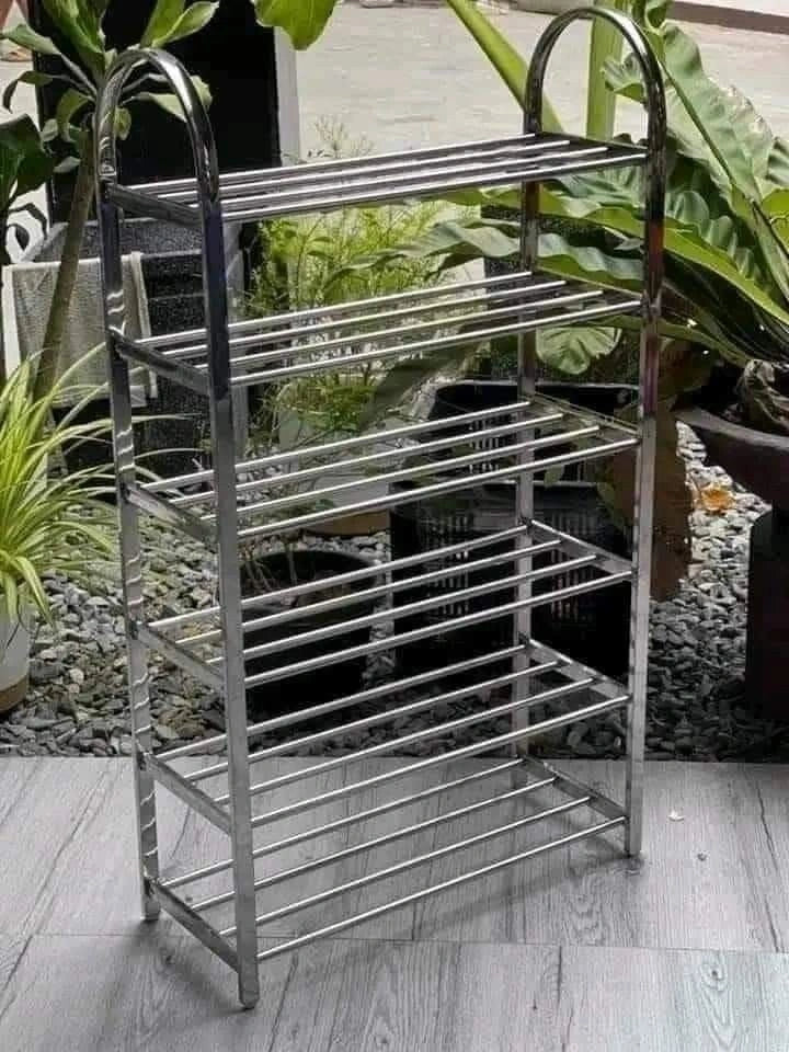 Stainless Steel Multi-Layer Shoe Rack | Durable Shoe Organizer Stand for Home