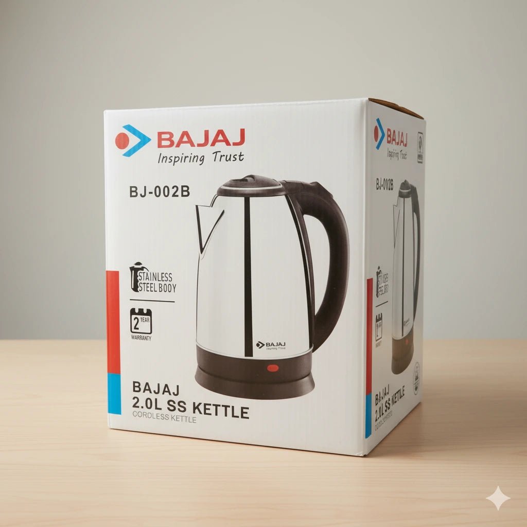 Bajaj BJ - 002B Electric Kettle 2L - KT Bazar BD Shop