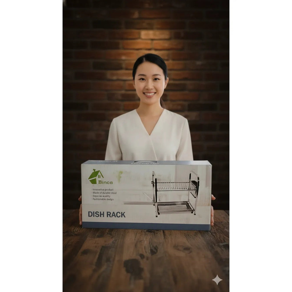 Binca 2 - Tier Dish Drying Rack - KT Bazar BD Shop