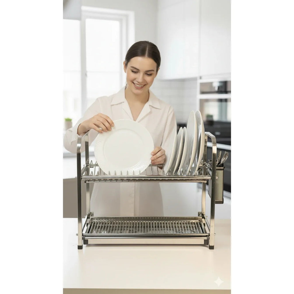 Binca 2 - Tier Dish Drying Rack - KT Bazar BD Shop