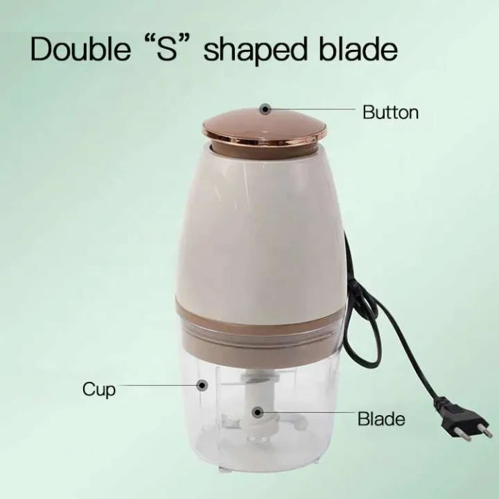 Osaka Electric Mini Food Chopper – Powerful Kitchen Grinder & Vegetable Cutter Machine