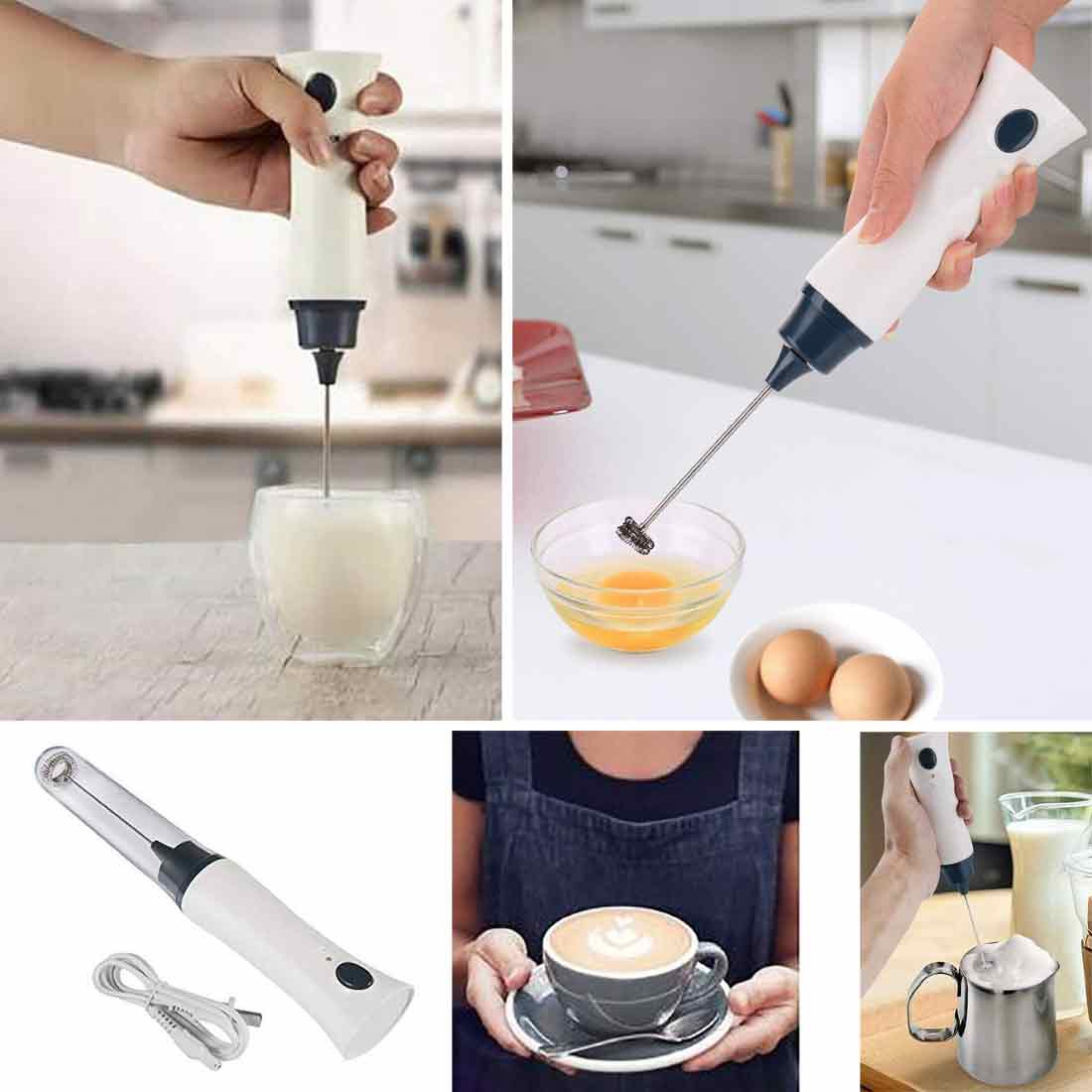 Handheld Electric Coffee Mixer