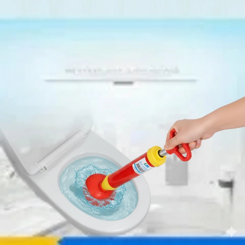 Drain Plunger Flexible Strong High Pressure Home Toilet Dredge Sewer Dredge Device - KT Bazar BD Shop