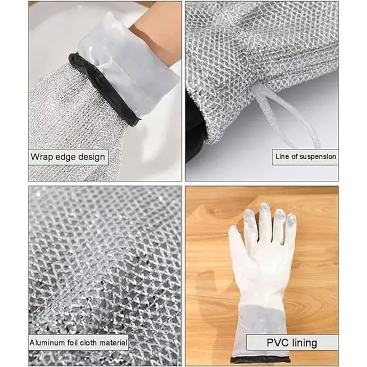 Heat - Resistant Dishwashing Gloves - KT Bazar BD Shop