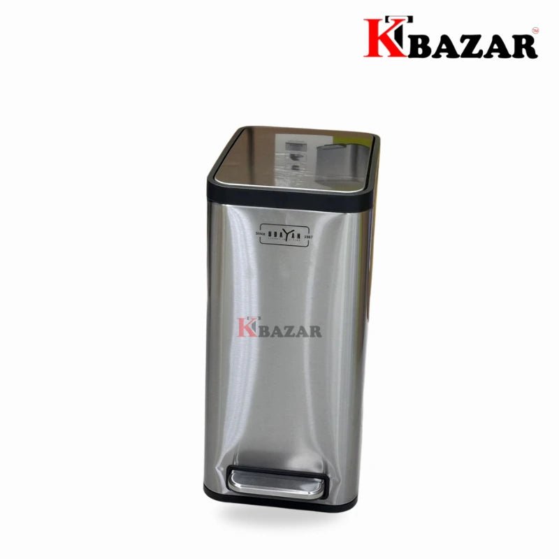 High - quality Stainless Steel Hydraulic Dustbin 15 Litre Soft Close - KT Bazar BD Shop