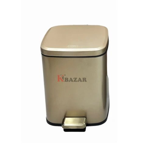 High - quality Stainless Steel Hydraulic Dustbin 9 Litre - KT Bazar BD Shop