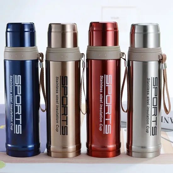 Hot And Cold Stainless Steel Vacuum Flask Water Bottle (750ml) - KT Bazar BD Shop