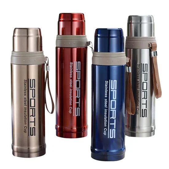 Hot And Cold Stainless Steel Vacuum Flask Water Bottle (750ml) - KT Bazar BD Shop