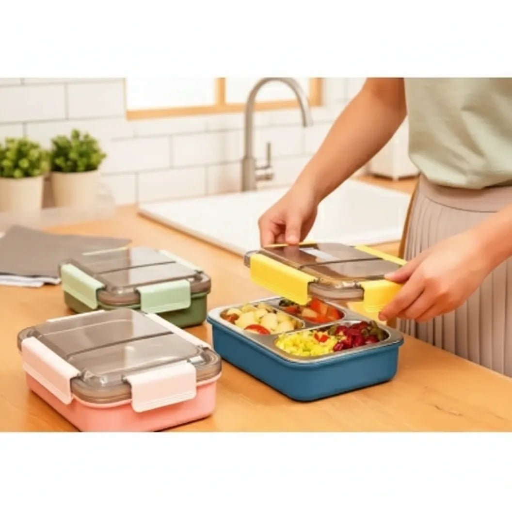 Insulated Stainless Steel Lunch/Tiffin Box - KT Bazar BD Shop