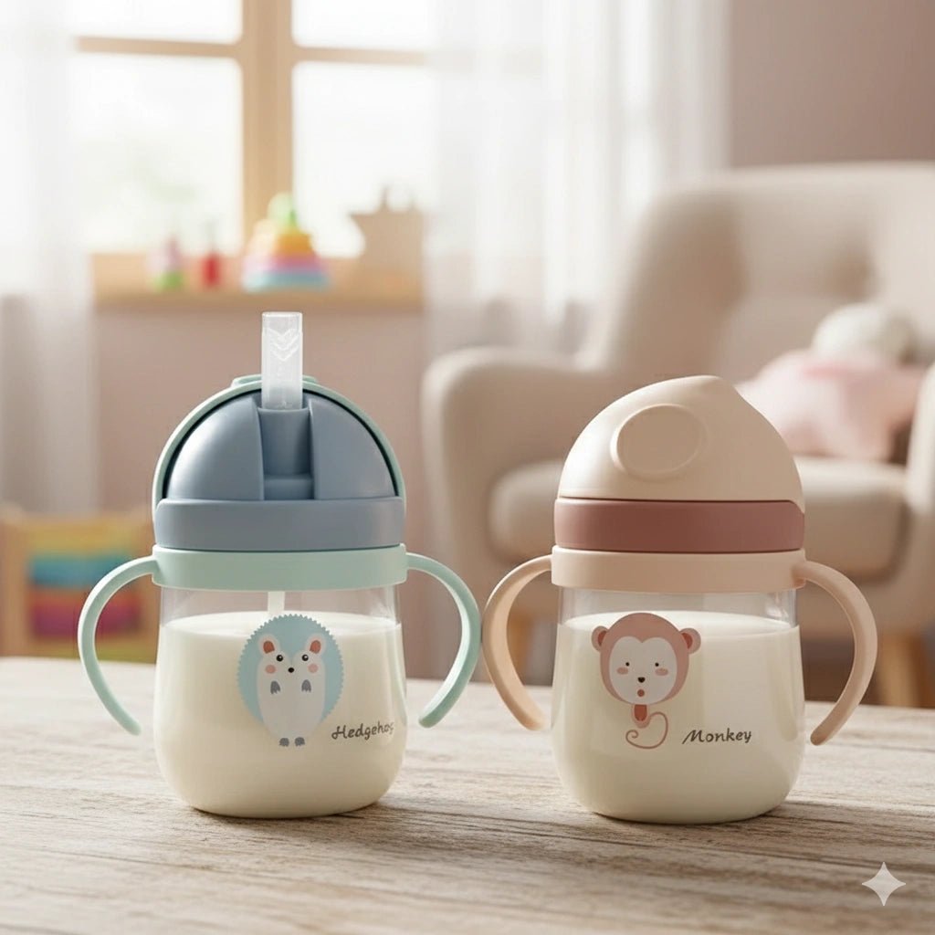 Kids Sippy Cup with Handles – Spill - Proof Drinking Cup for Toddlers & Children - KT Bazar BD Shop