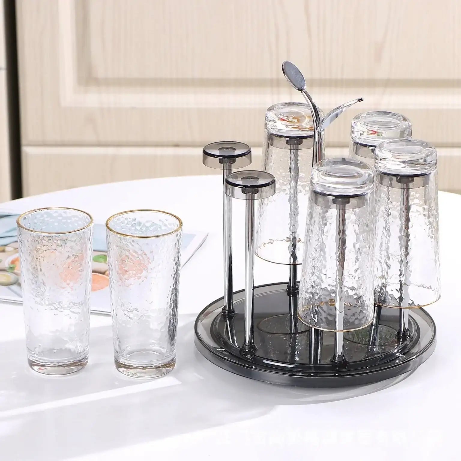Luxurious 6 pcs Glass Holder - KT Bazar BD Shop