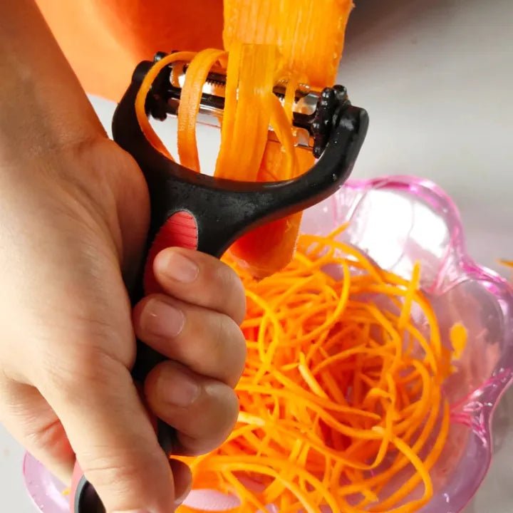 Manual 360° Vegetable Cutter & Grater – Fruit, Potato Peeler for Home & Kitchen - KT Bazar BD Shop