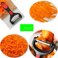 Manual 360° Vegetable Cutter & Grater – Fruit, Potato Peeler for Home & Kitchen - KT Bazar BD Shop