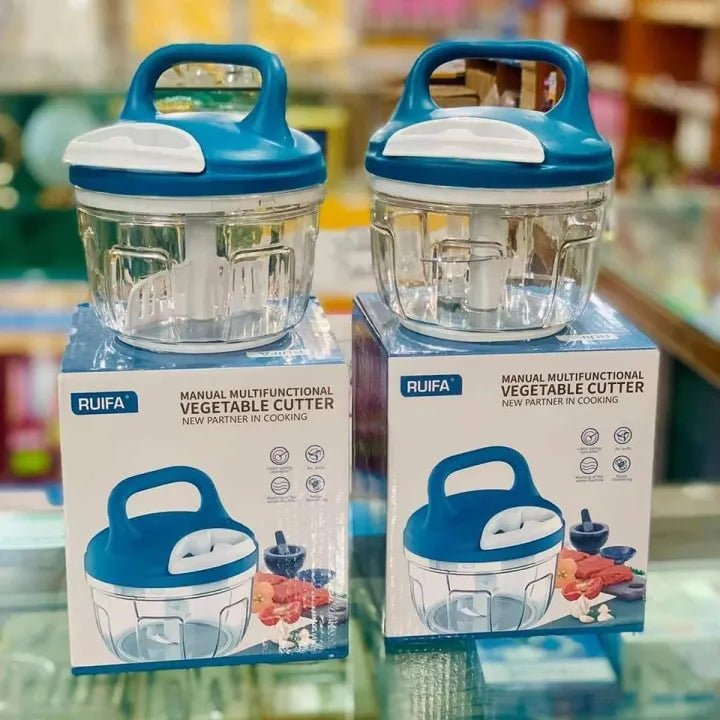 Manual Pull Food Chopper – Rope Mechanism Food Processor for Vegetables & Nuts - KT Bazar BD Shop