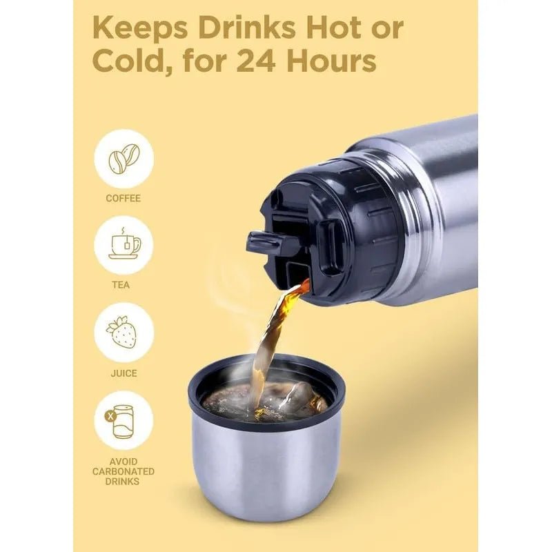 Milton Thermosteel Flip - Lid Vacuum Insulated Bottle - KT Bazar BD Shop