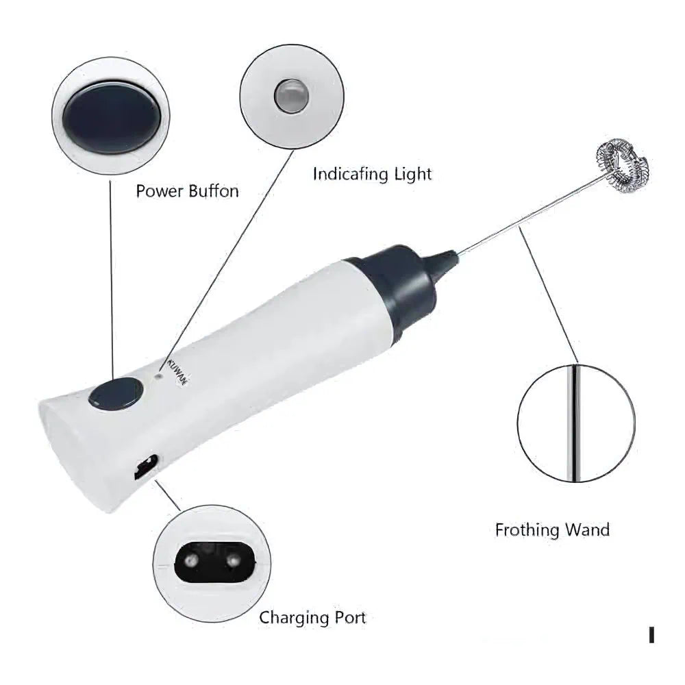 Handheld Electric Coffee Mixer