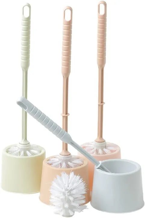 Modern Silicone Toilet Brush – Bathroom Cleaning Brush Kit - KT Bazar BD Shop