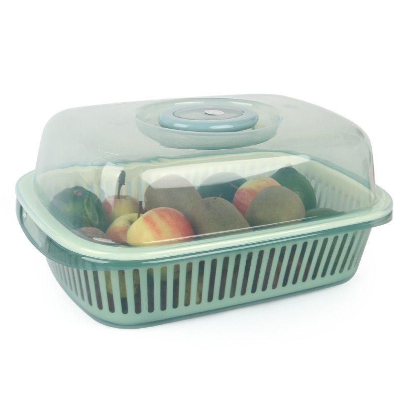 Multi - purpose double - layer fruit and dish drain basket - KT Bazar BD Shop