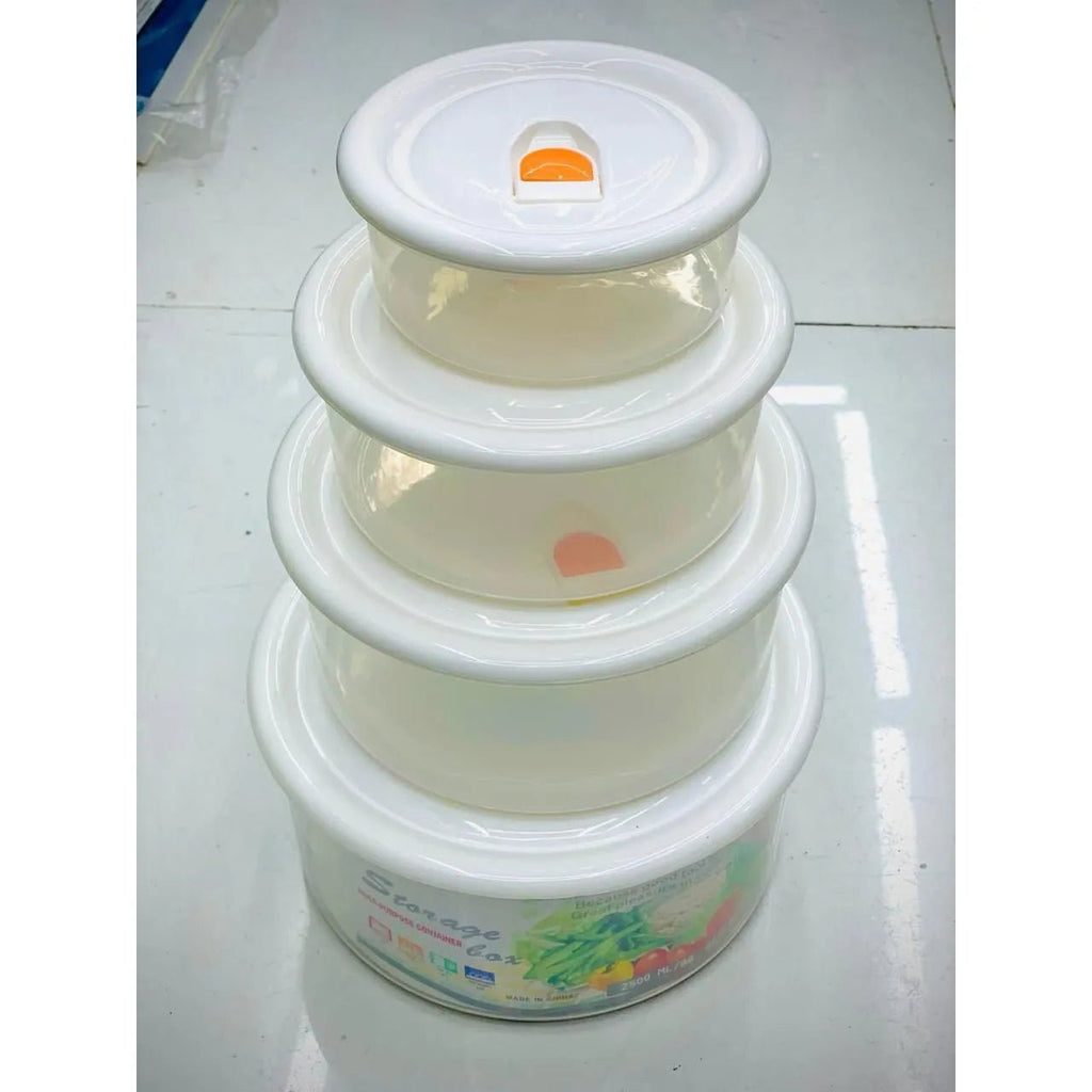 Oven - Proof Airtight Plastic Containers – 4 pcs Set - KT Bazar BD Shop