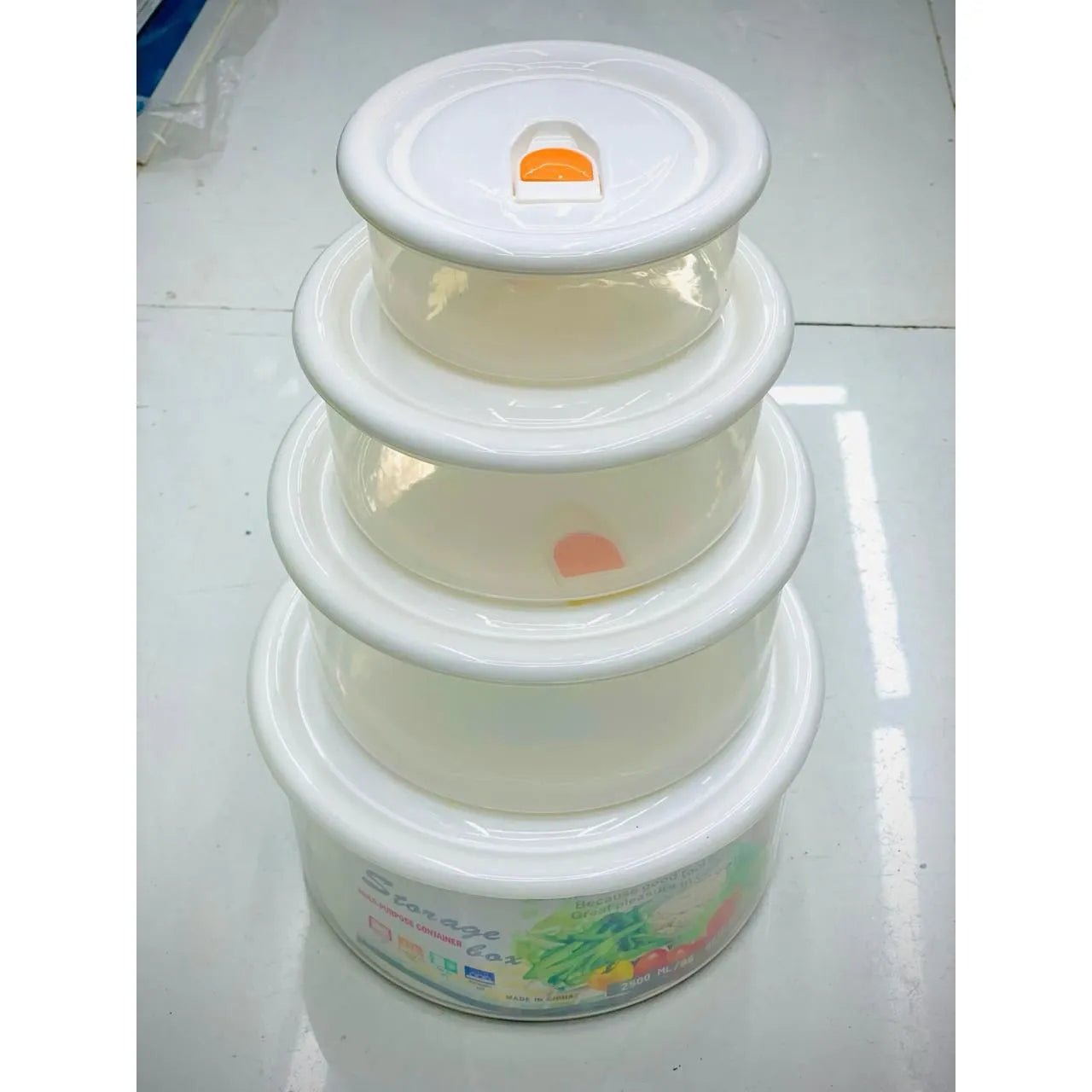 Oven - Proof Airtight Plastic Containers – 4 pcs Set - KT Bazar BD Shop