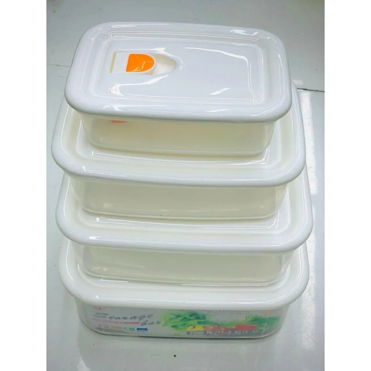Oven - Proof Airtight Plastic Containers – 4 pcs Set - KT Bazar BD Shop