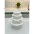 Oven - Proof Airtight Plastic Containers – 4 pcs Set - KT Bazar BD Shop
