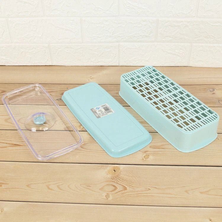 Plastic Wall Mounted Kitchen Utensil Storage Organizer - KT Bazar BD Shop