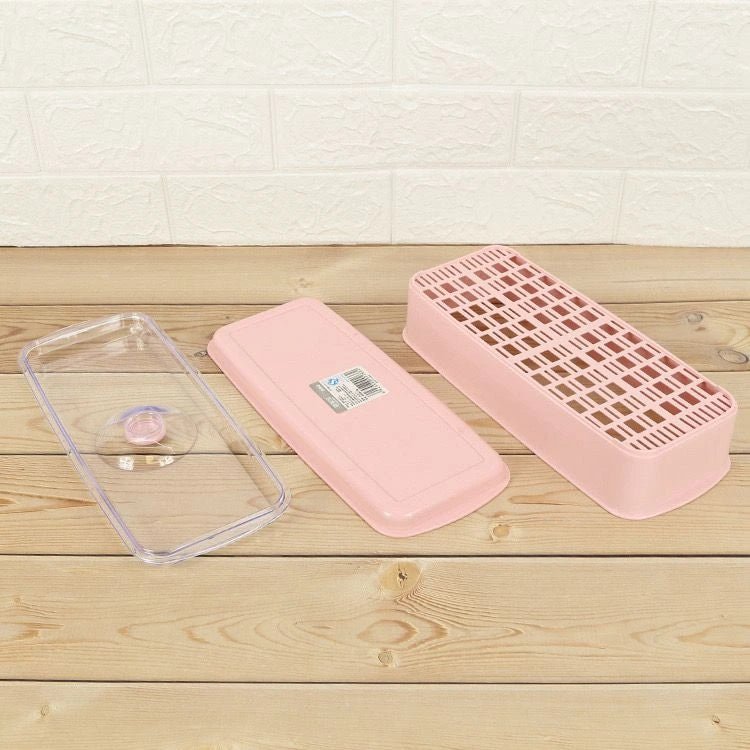 Plastic Wall Mounted Kitchen Utensil Storage Organizer - KT Bazar BD Shop