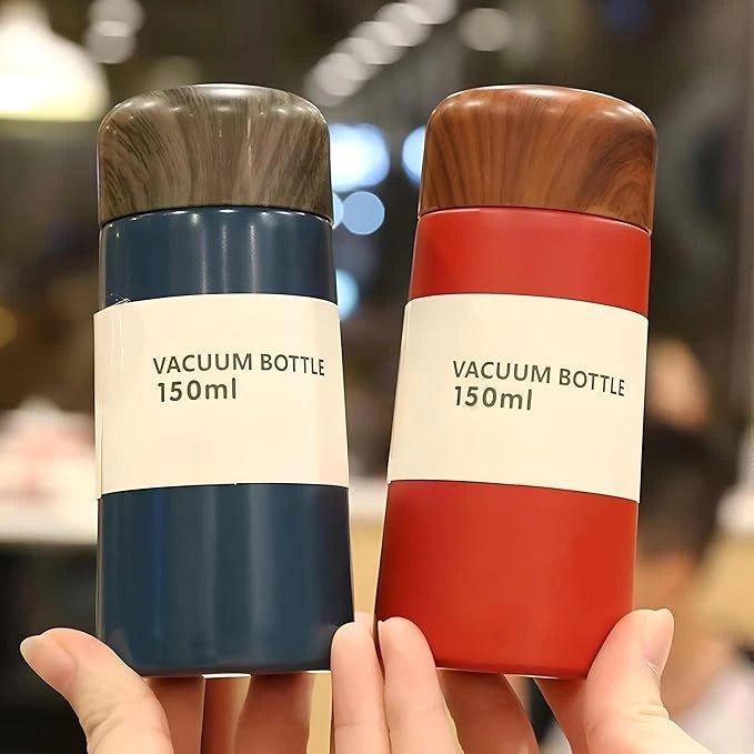 Portable Pocket Vacuum Bottles Mini Coffee Mug 150ml and 250ml 304 Stainless Steel - KT Bazar BD Shop