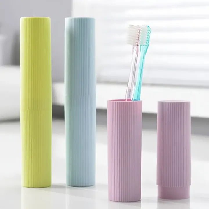 Portable Travel Toothbrush Storage Box – 1pc - KT Bazar BD Shop