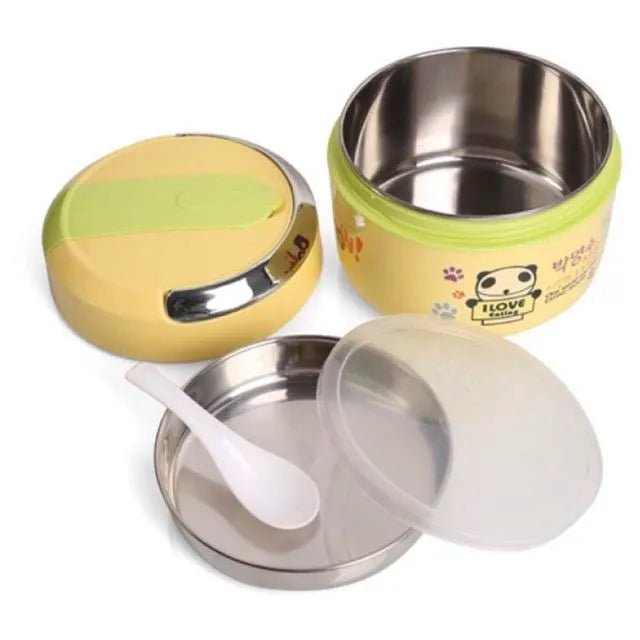 QQ 2 LAYER STAINLESS STEEL LUNCH BOX 800 ML - KT Bazar BD Shop