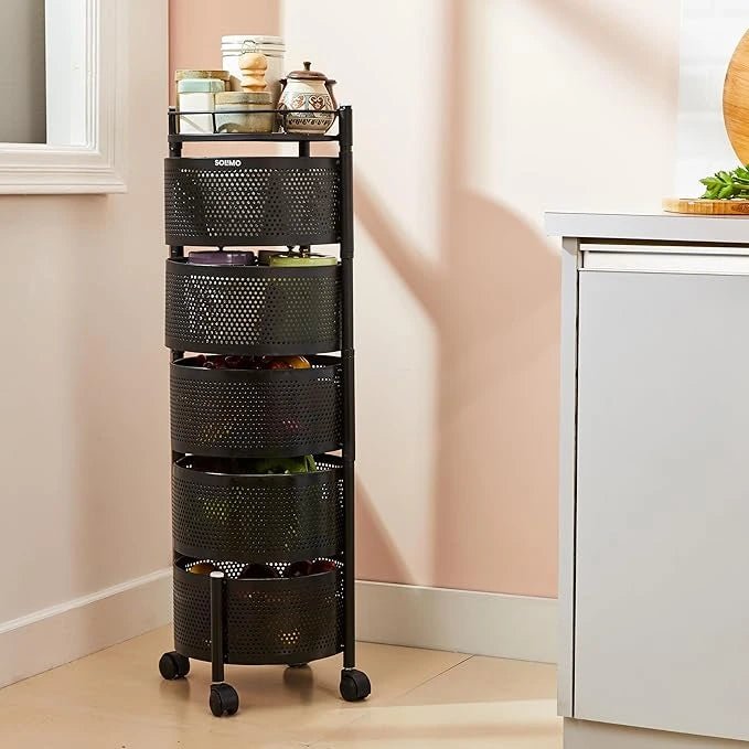Rotating Kitchen Trolley - KT Bazar BD Shop