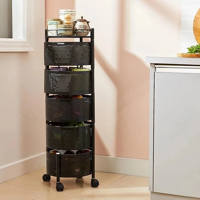 Rotating Kitchen Trolley