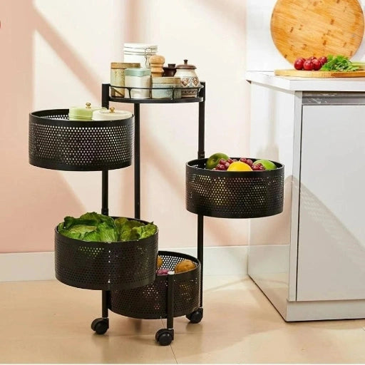 Rotating Kitchen Trolley