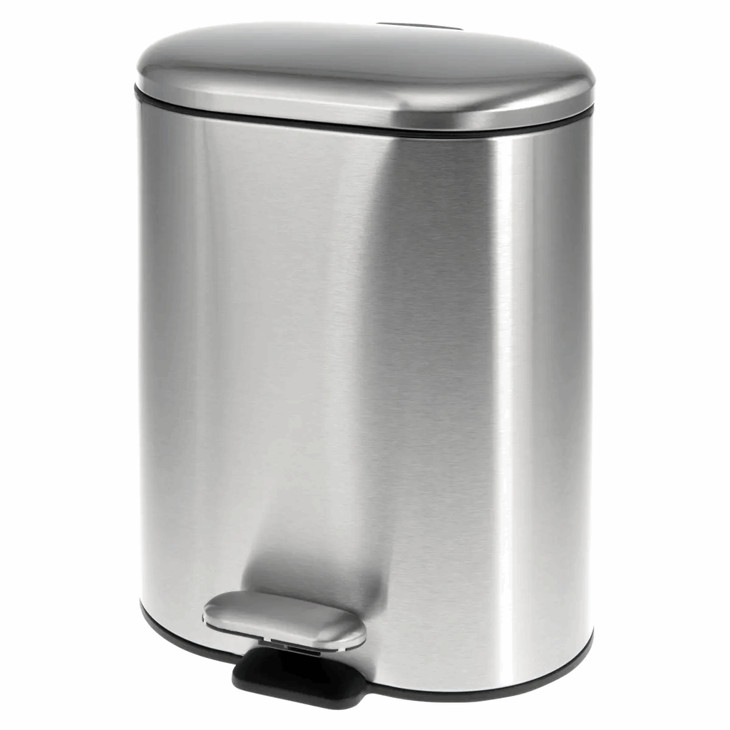 Round - Rect. Stainless Steel Pedal Bin 6/12 Litre - KT Bazar BD Shop