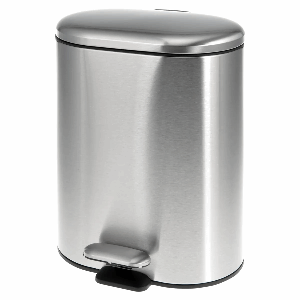 Round - Rect. Stainless Steel Pedal Bin 6/12 Litre - KT Bazar BD Shop