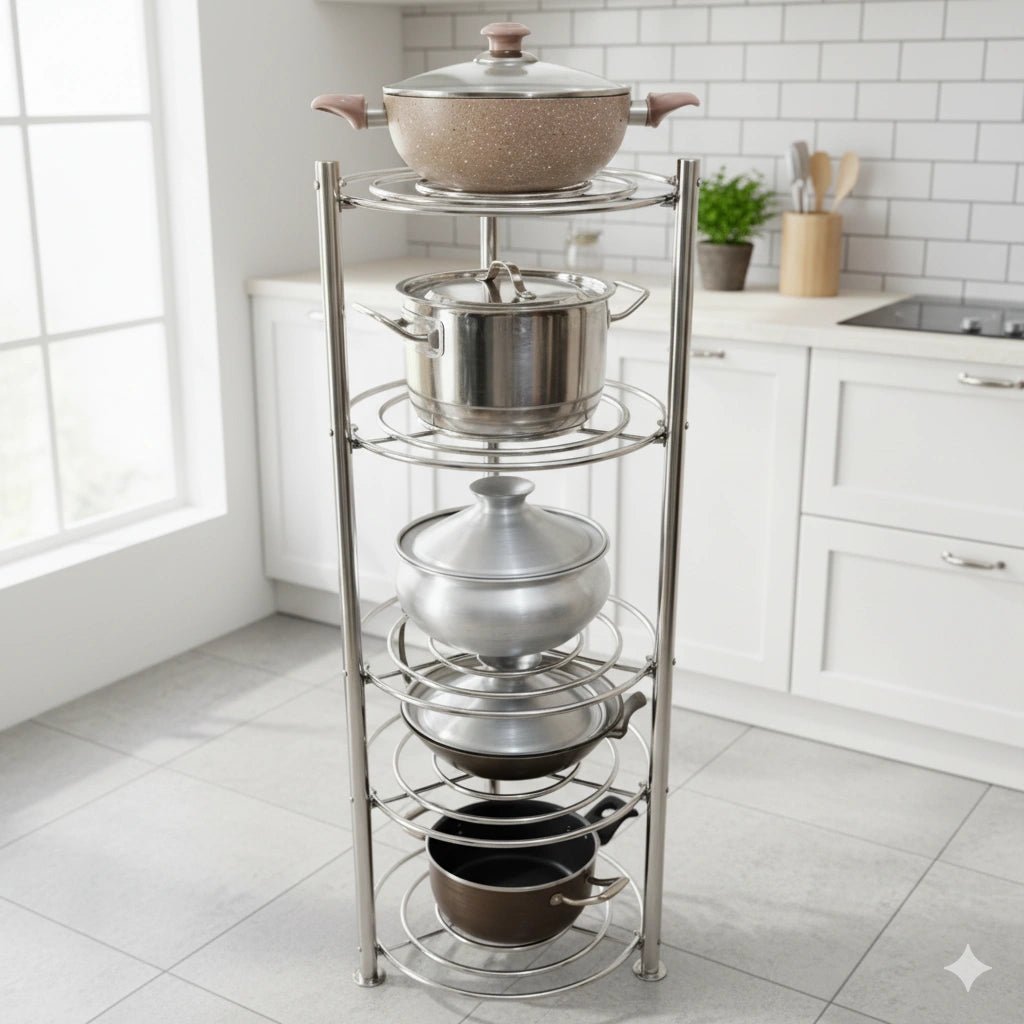 SKB 5 - Layer Pot Rack - KT Bazar BD Shop