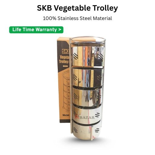 SKB Vegetable Storage Trolley 4 & 5 Layer - KT Bazar BD Shop