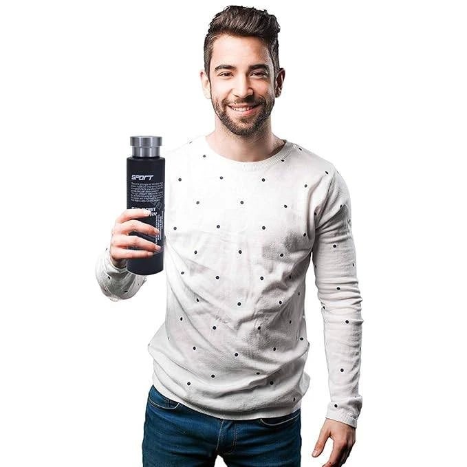 Sports Water Bottle Hot and Cold 800ml and 500ml - KT Bazar BD Shop