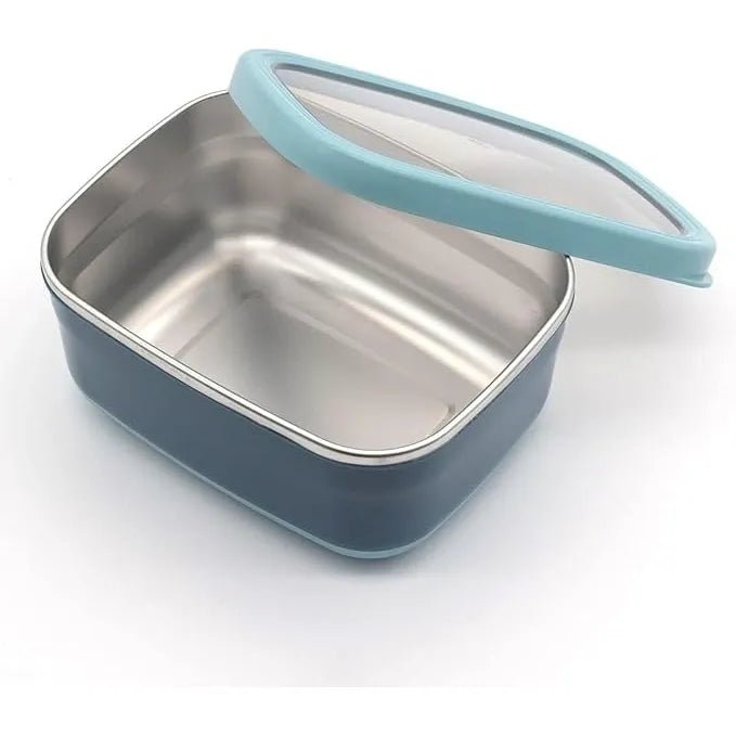 Stainless Steel Bento Lunch Container – Leakproof, Sealed & Durable Square Box - KT Bazar BD Shop