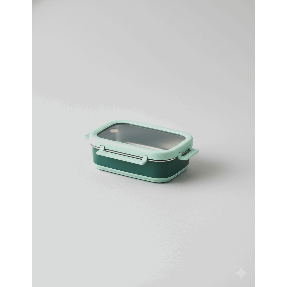 Stainless Steel Bento Lunch Container – Leakproof, Sealed & Durable Square Box - KT Bazar BD Shop