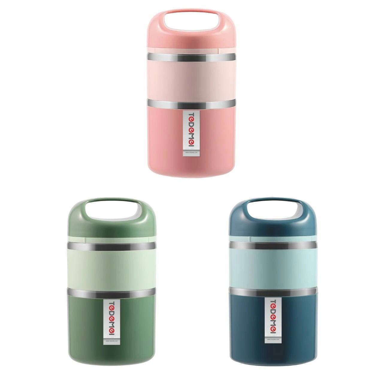 Tedemei 3 layers 1.43L & 2 Layer 1.13L Lunch Box - KT Bazar BD Shop
