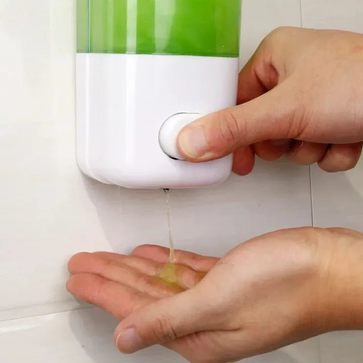 Wall - Mounted Soap Dispenser – Easy - Clean, Refillable, Lightweight & Durable Design - KT Bazar BD Shop